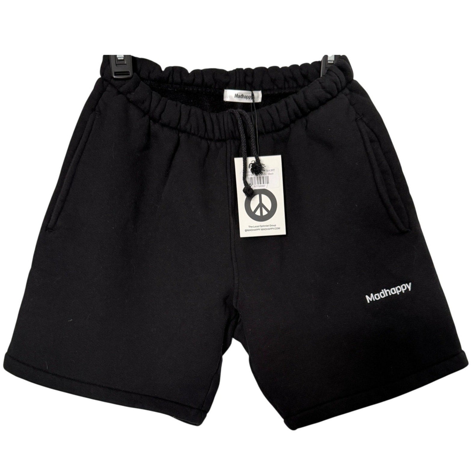 Madhappy Classic Fleece Shorts Black NWT Unisex Mens Small /Womens Medium