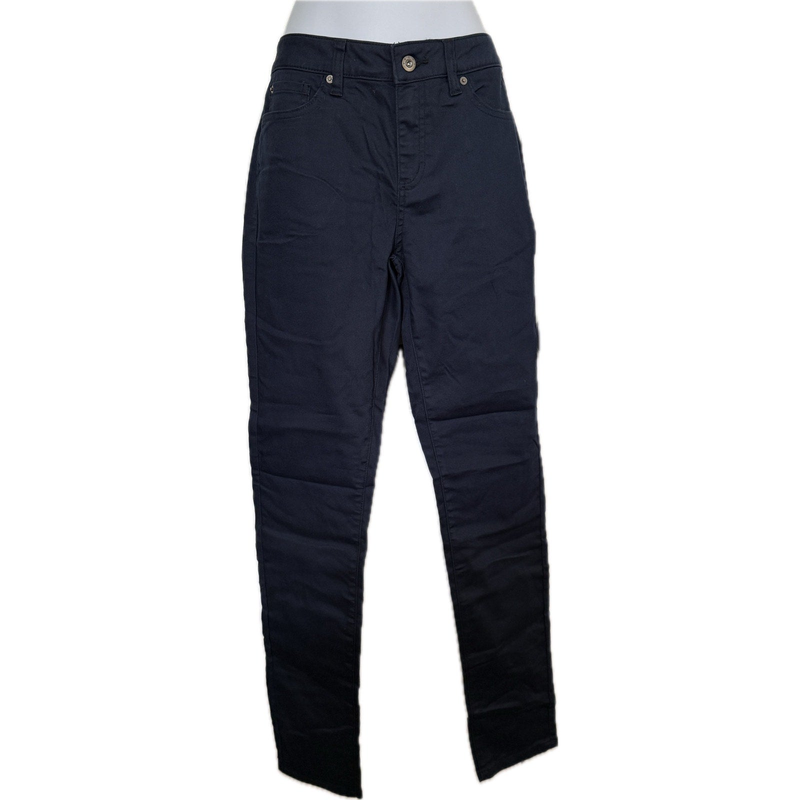 PrAna Kayla High Rise Jean Indie Blue Organic Stretch Denim 5‑Pocket Fit Sz 2 RG