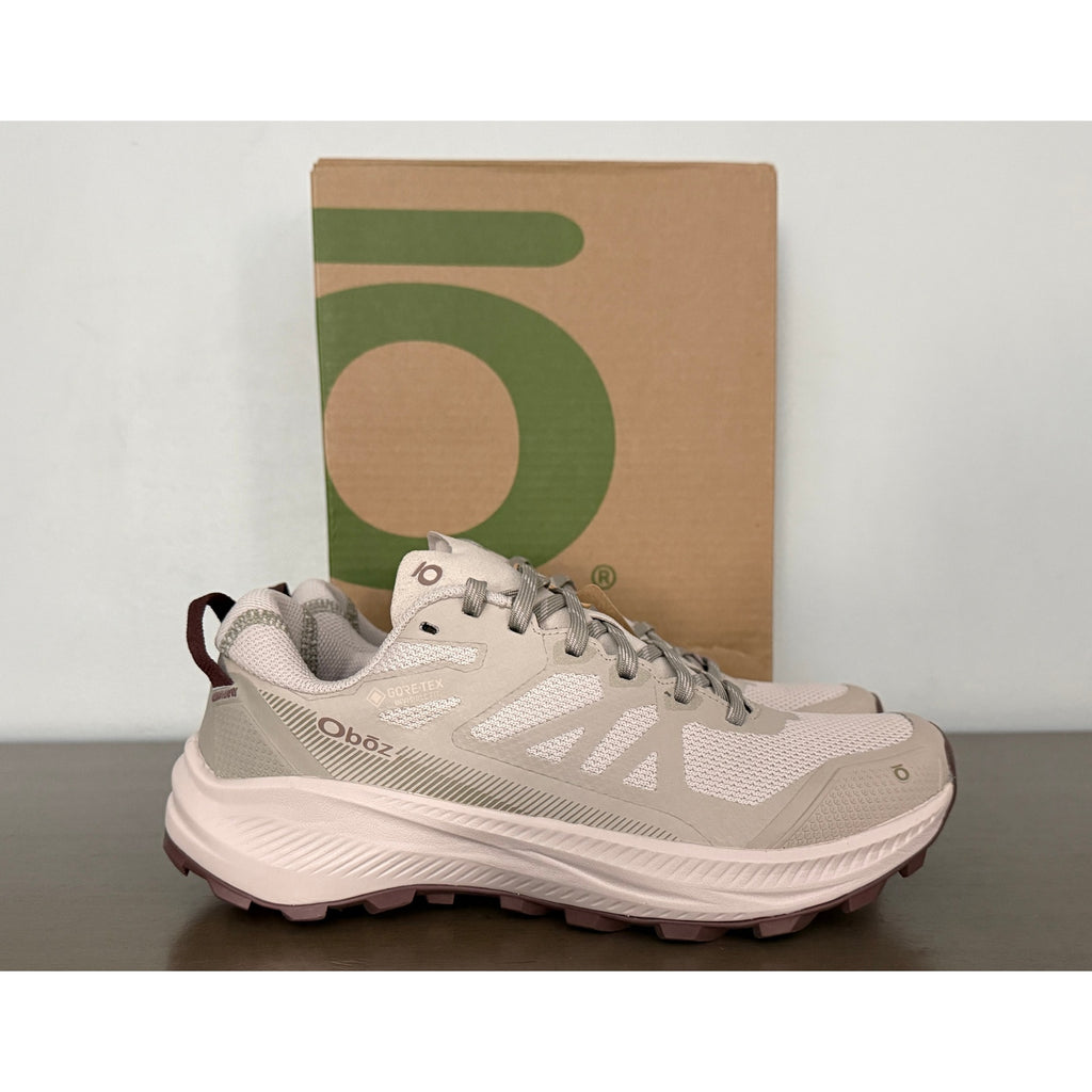 Oboz Katabatic LT GTX Lightweight Hiking Trail Waterproof Sneakers Sz 8.5 Grey