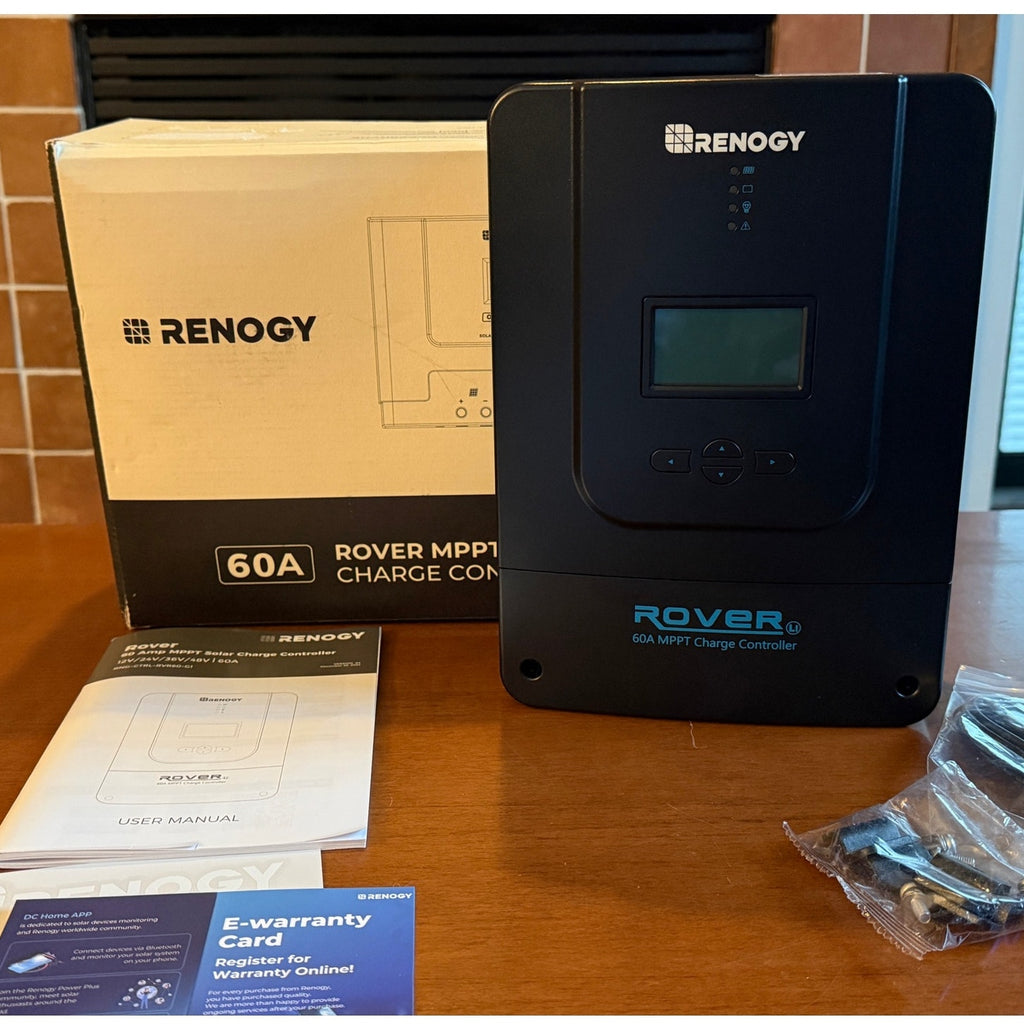 Renogy Rover 60A MPPT Solar Charge Controller 12/24/36/48V Auto LCD BRAND NEW