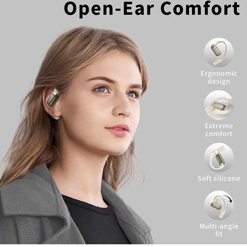 Open Ear Wireless Headphones Bugani Free B10 Air Conduction Immersive Stereo NEW