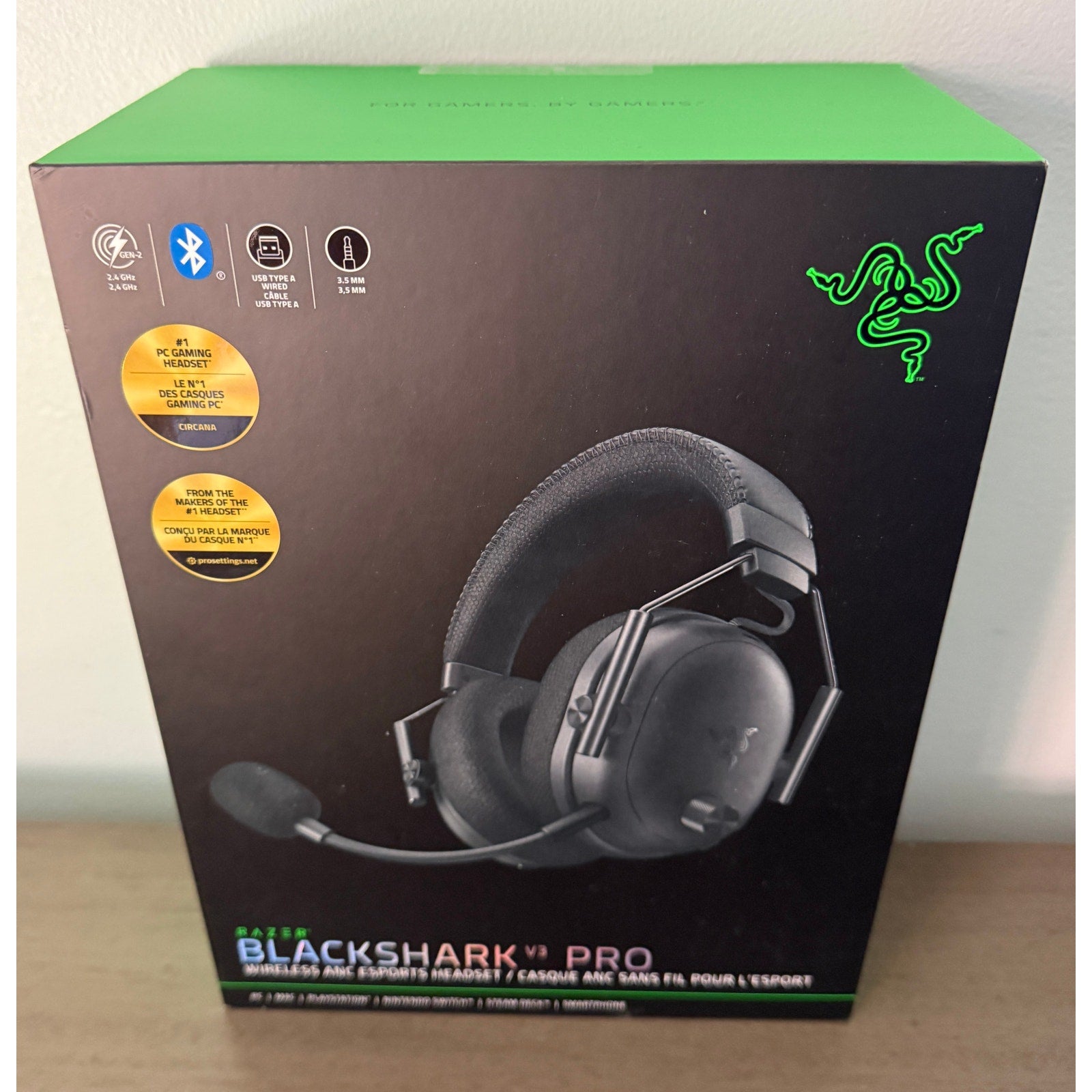 Razer BlackShark V3 Pro Wireless ANC Esports Gaming Headset All Consoles Sealed