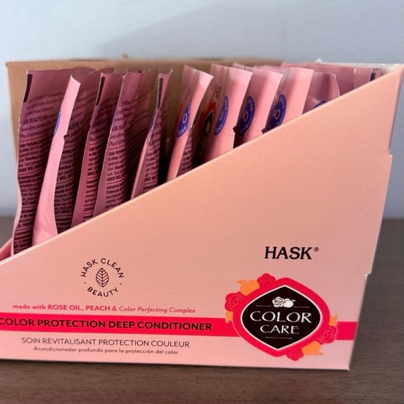 Hask Color Care Protection Deep Conditioner Treatment Maintain Color 12 packs