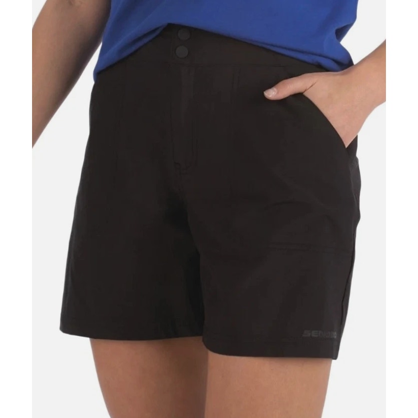 Sea-Doo Classic 6" Quick Dry Stretch Drawcord Board Short Black Size S / P NWT