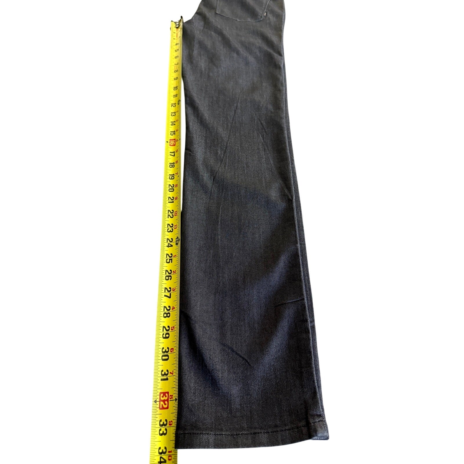 PrAna Kayla Organic Cotton Stretch High Rise Jeans Gray Women 8 / 29 x 34 NWT