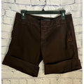 Sanctuary Spring Breaker High Rise Green Stylish Pattern Linen Shorts *Sz XS / S