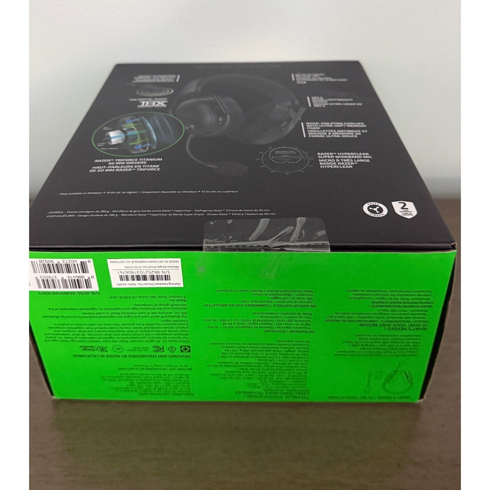 Razer BlackShark V2 HyperSpeed Wireless Gaming Headset Factory Sealed