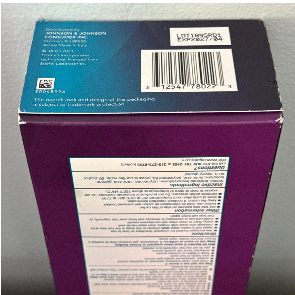 Women’s Hair Regrowth Treatment Foam 4 Month Supply (2 x 2.11 oz) EXP 4/27 NIB