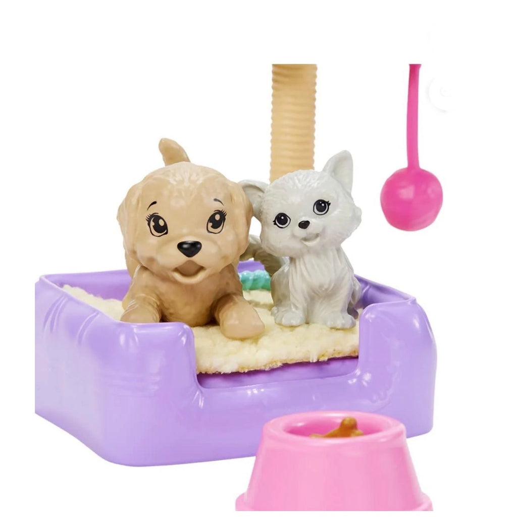 Barbie Pet Accessory Set Pack Theme Including Dog Cat Bed Toys New