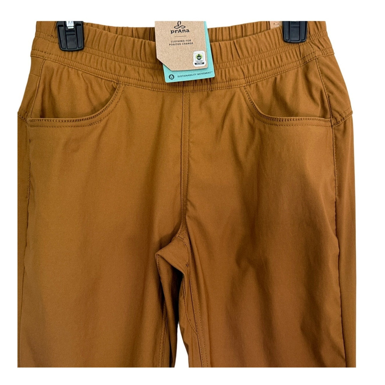 Women's PrAna Halle E‑Waist Jogger II – Antique Bronze /Tumeric - Size 6 NWT