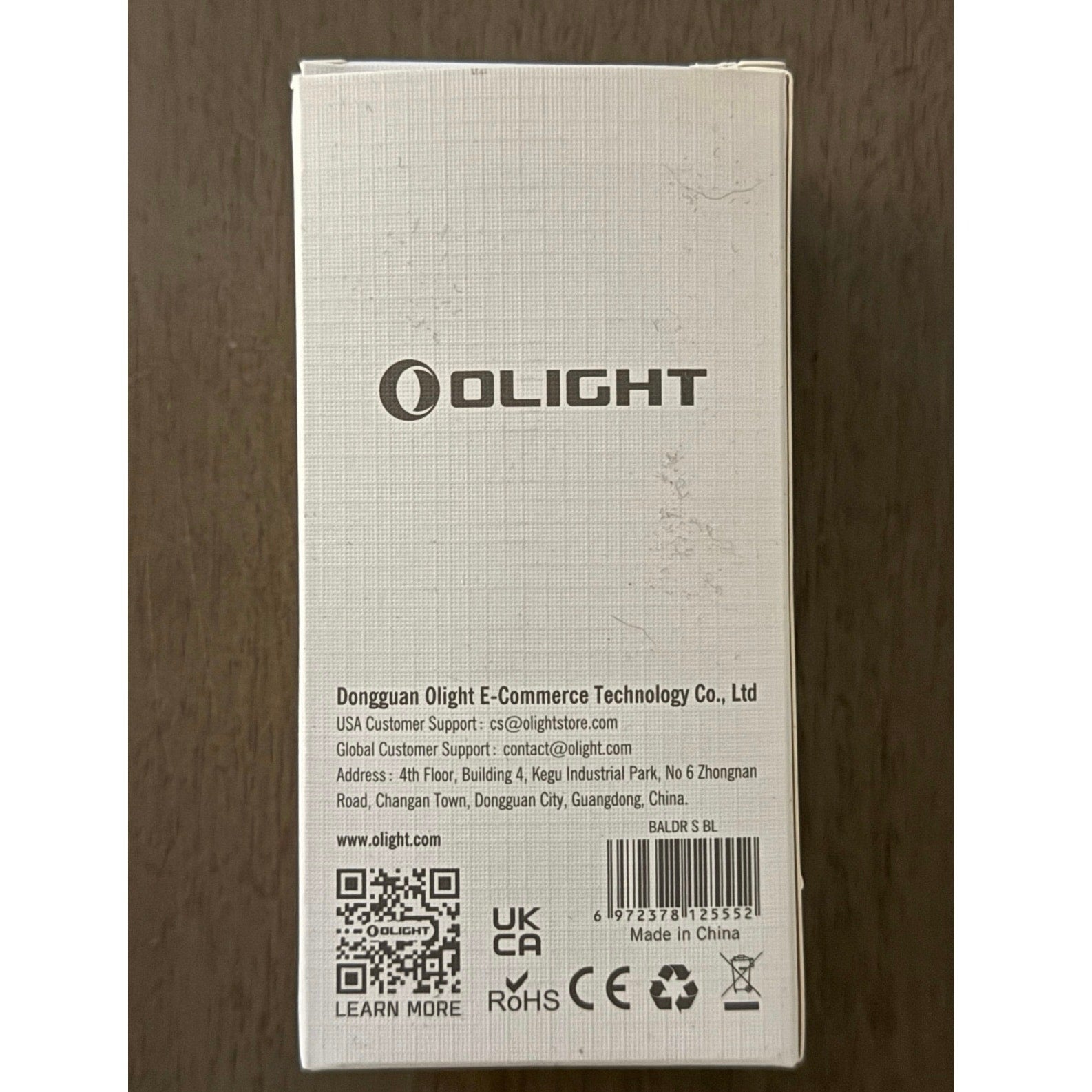 Olight Baldr S BL Rechargeable 800 Lumens Rail Mounted Weapon Light w/Blue Laser