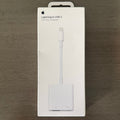Apple Lightning to USB 3 Camera Adapter Original Genuine iPhone iPad New Sealed