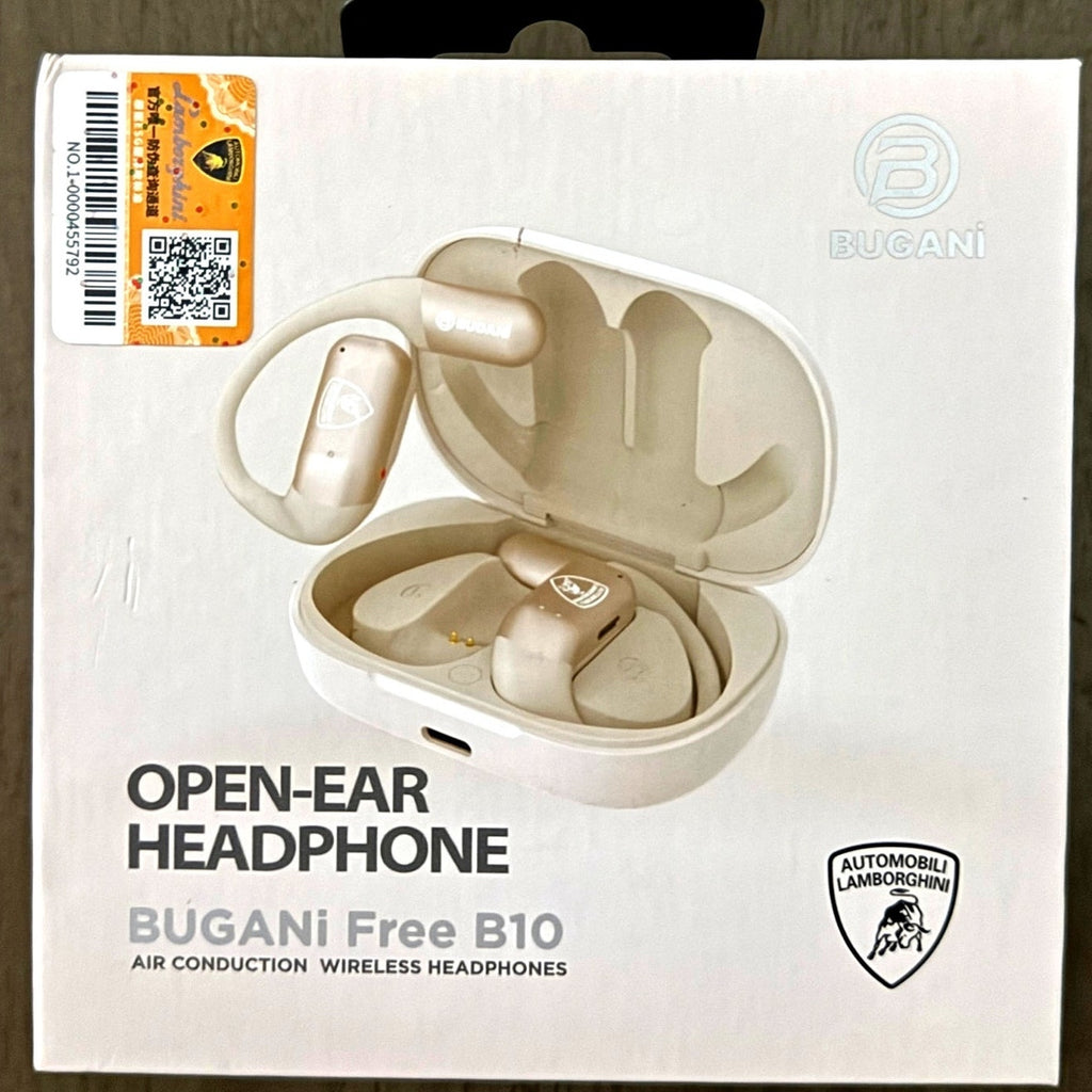Open Ear Wireless Headphones Bugani Free B10 Air Conduction Immersive Stereo NEW