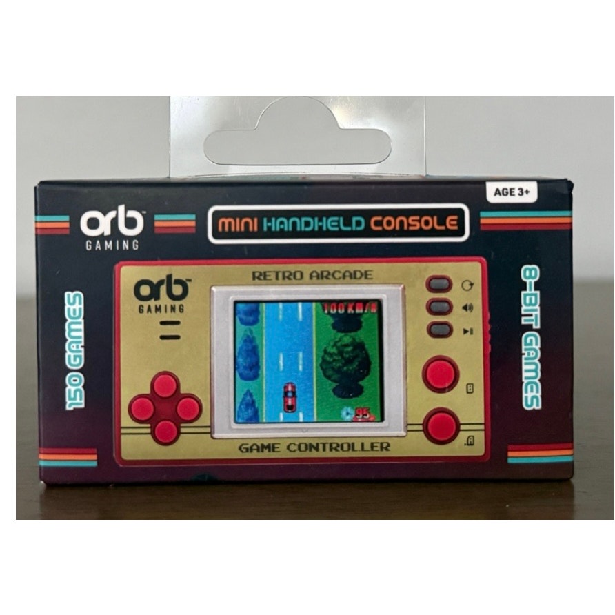 ORB Mini Handheld Retro Arcade Console Battery Operated Tiny Old School Games