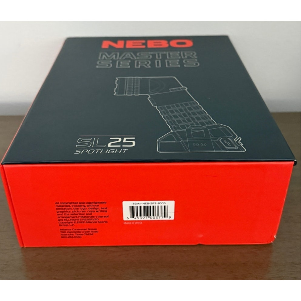 NEBO Master Series SL25 Rechargeable Flood Light Spotlight Waterproof Sealed NEW