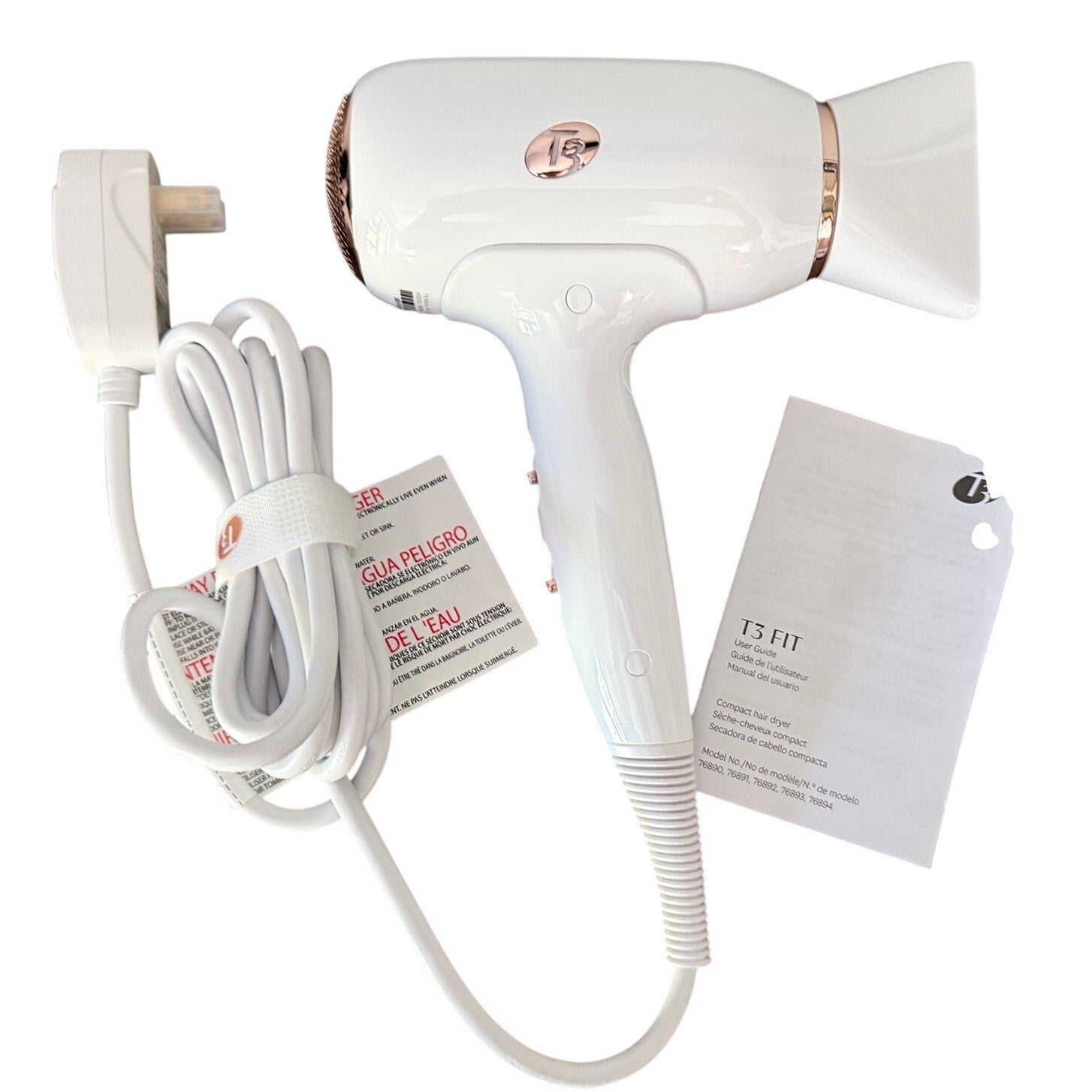 T3 Fit Micro Compact Professional Hair Dryer w/IonAir Fast Lightweight NoBox New