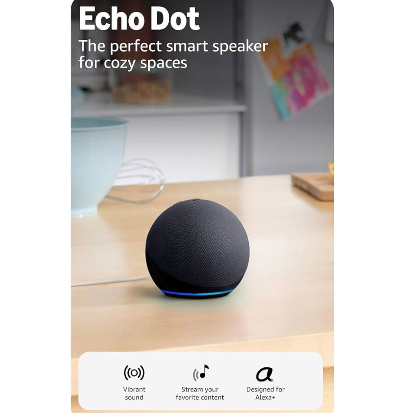 Amazon Echo Dot Smart Speaker + Alexa New Sealed Model C2N6L4