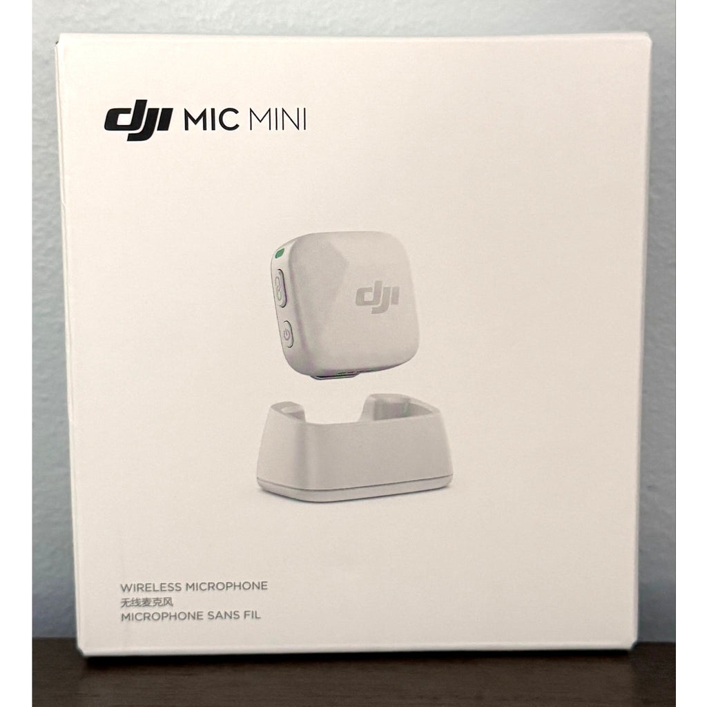 DJI Mic Mini Transmitter Ultralight, Wireless Microphone for Creators White NEW