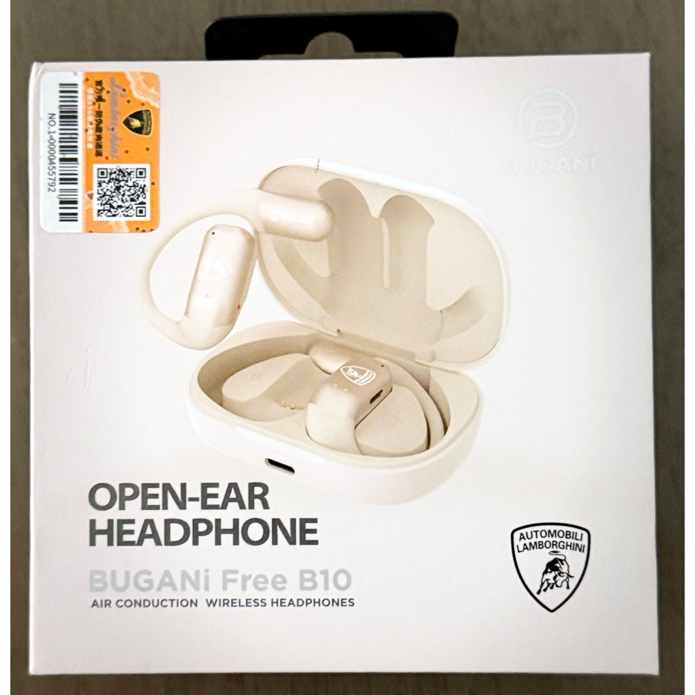 Open Ear Wireless Headphones Bugani Free B10 Air Conduction Immersive Stereo NEW
