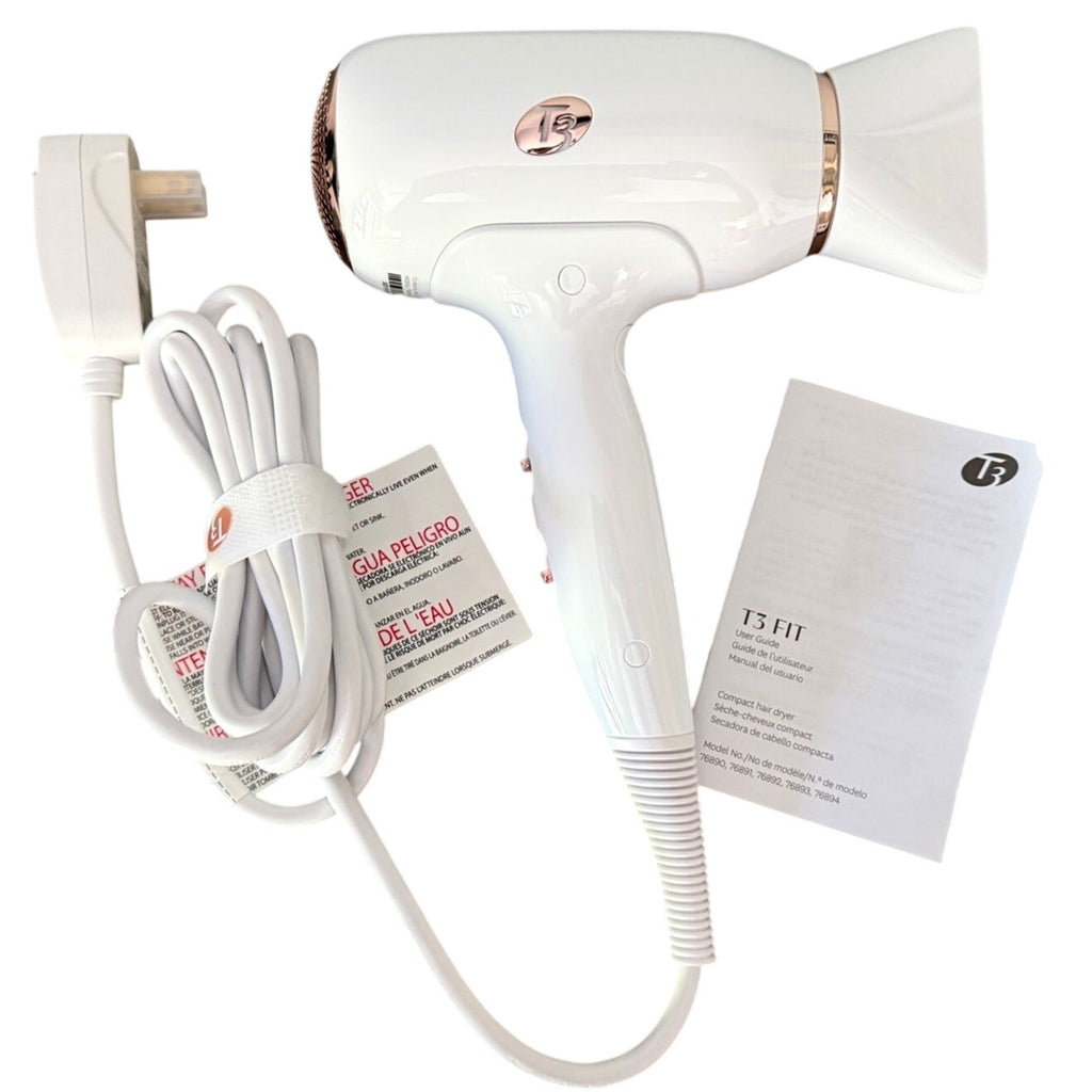 T3 Fit Micro Compact Professional Hair Dryer w/IonAir Fast Lightweight NoBox New