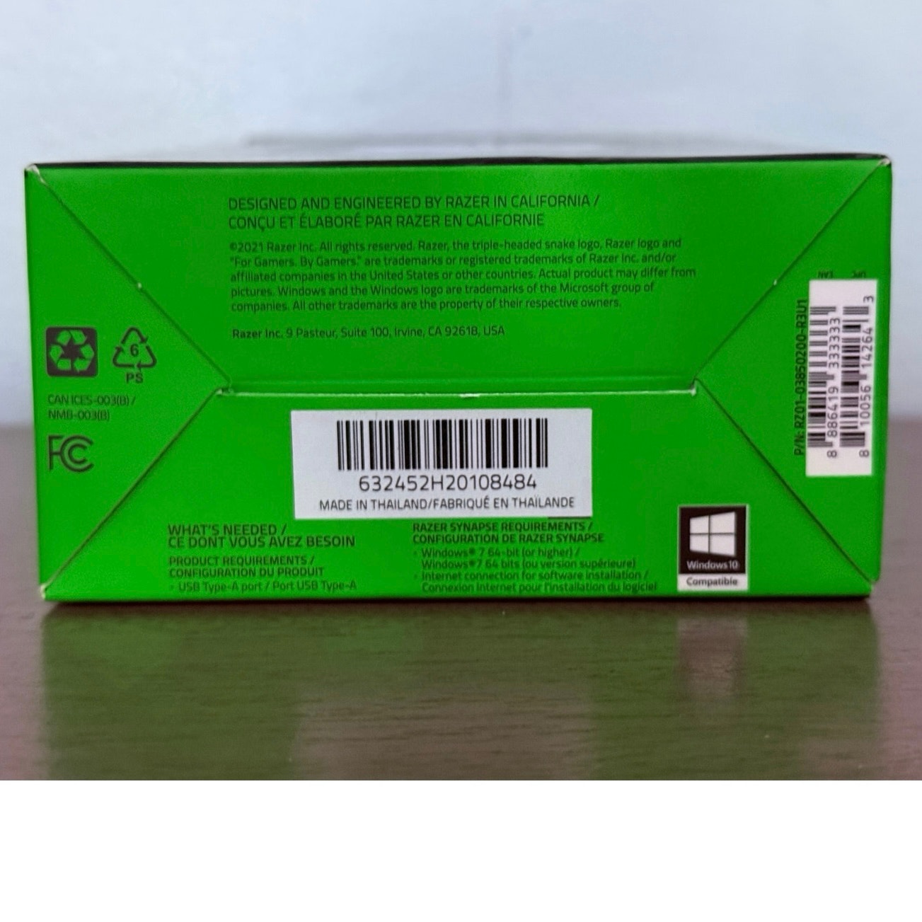 Sealed Razer Death Adder Gaming Mouse White Sealed Box