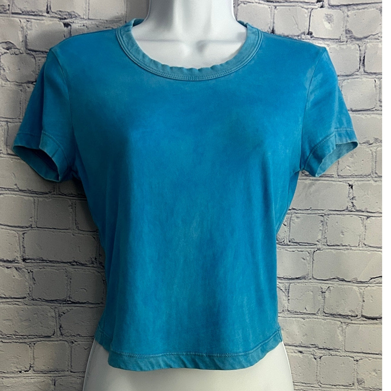 Cotton Citizen Standard Baby Tee Vintage Sky Blue Women's Size Small New