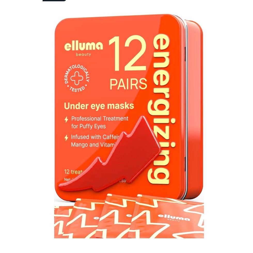 Elluma Beauty’s Lightning Bolt Energizing Eye Patches Sealed New