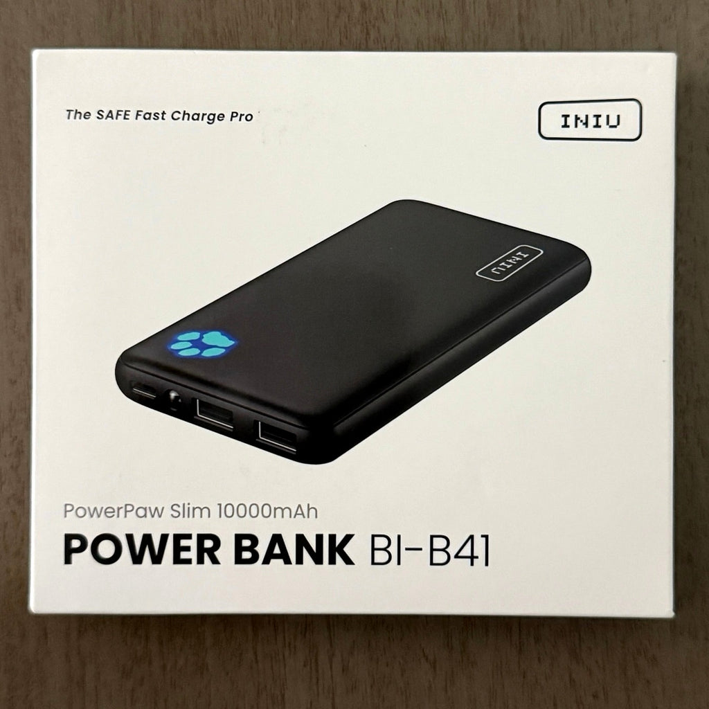 INIU 10000mAh Ultra‑Slim Power Bank USB‑C & USB-A  Fast Charge Pro Portable NEW