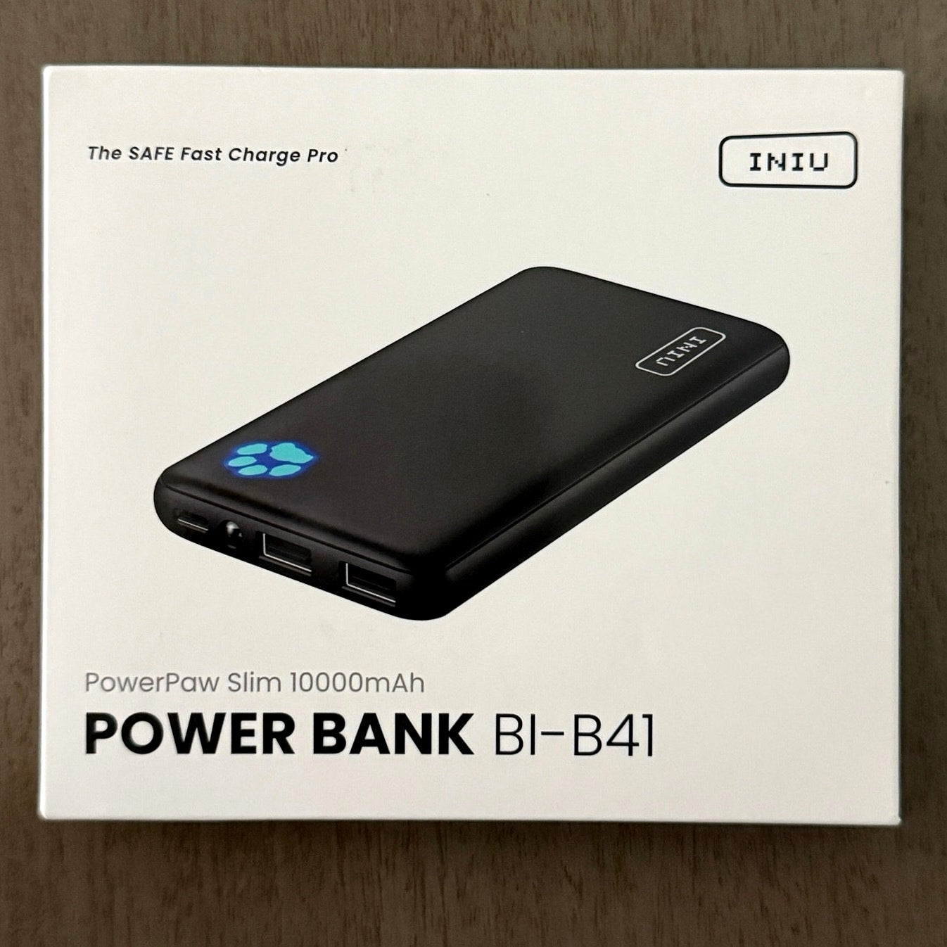 INIU 10000mAh Ultra‑Slim Power Bank USB‑C & USB-A  Fast Charge Pro Portable NEW