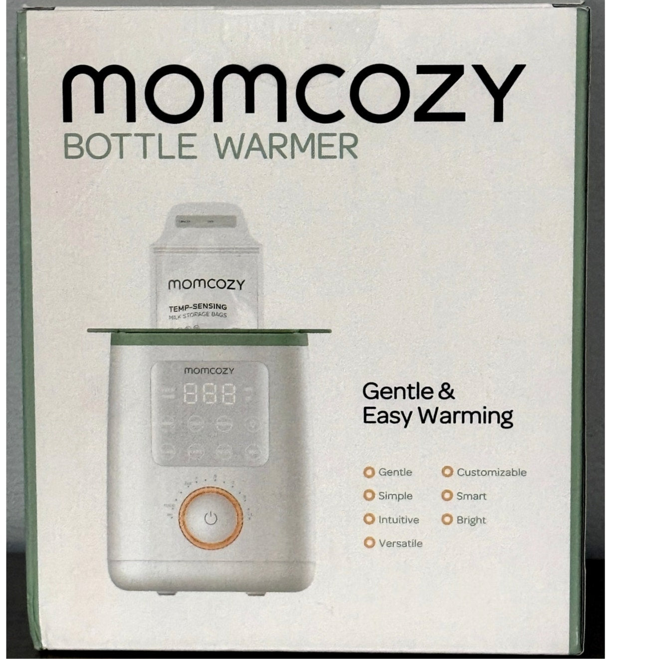 Momcozy Fast Baby Bottle Warmer for All Bottles Breastmilk Timer & Auto Shut-Off