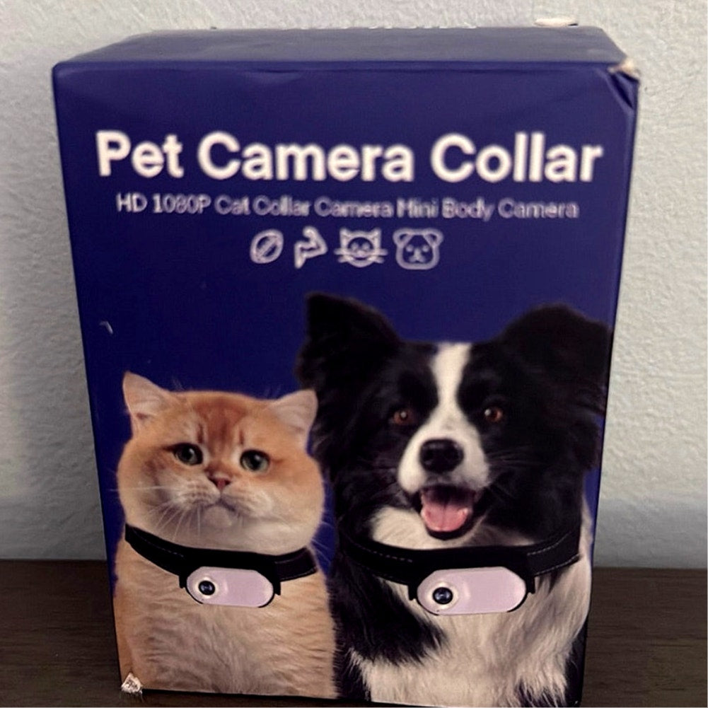 Collar-Mounted Wireless Mini Video Recording Easy Attach Pet Action Camera NIB