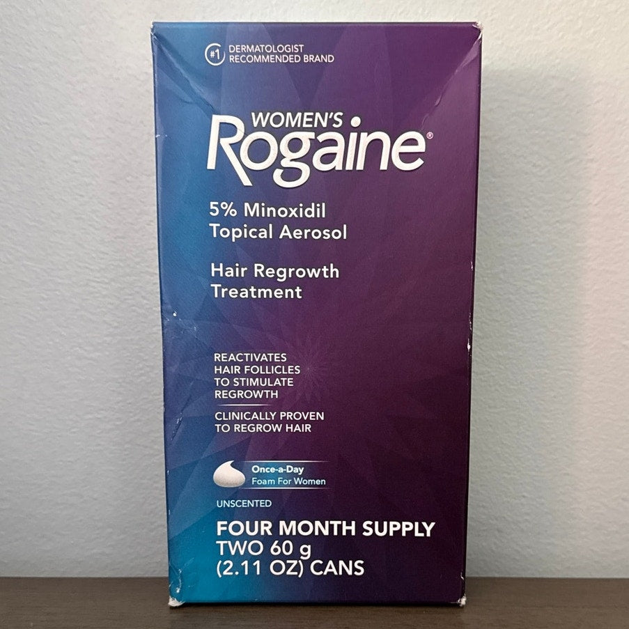 Women’s Hair Regrowth Treatment Foam 4 Month Supply (2 x 2.11 oz) EXP 4/27 NIB
