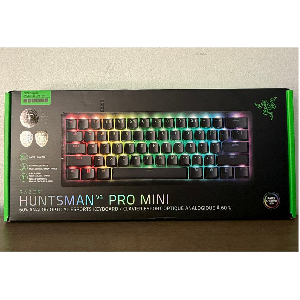 Razer Huntsman V3 PRO Mini 60% Analog Optical Esports Gaming Keyboard Sealed New