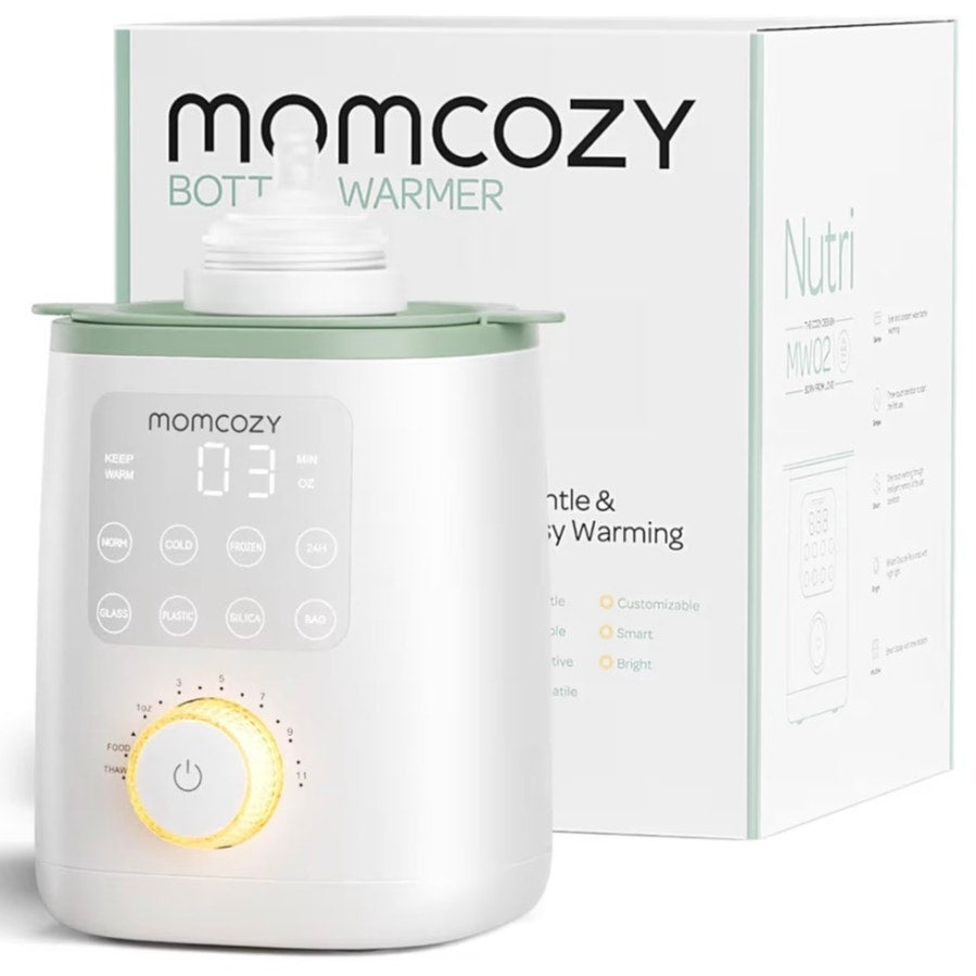 Momcozy Fast Baby Bottle Warmer for All Bottles Breastmilk Timer & Auto Shut-Off
