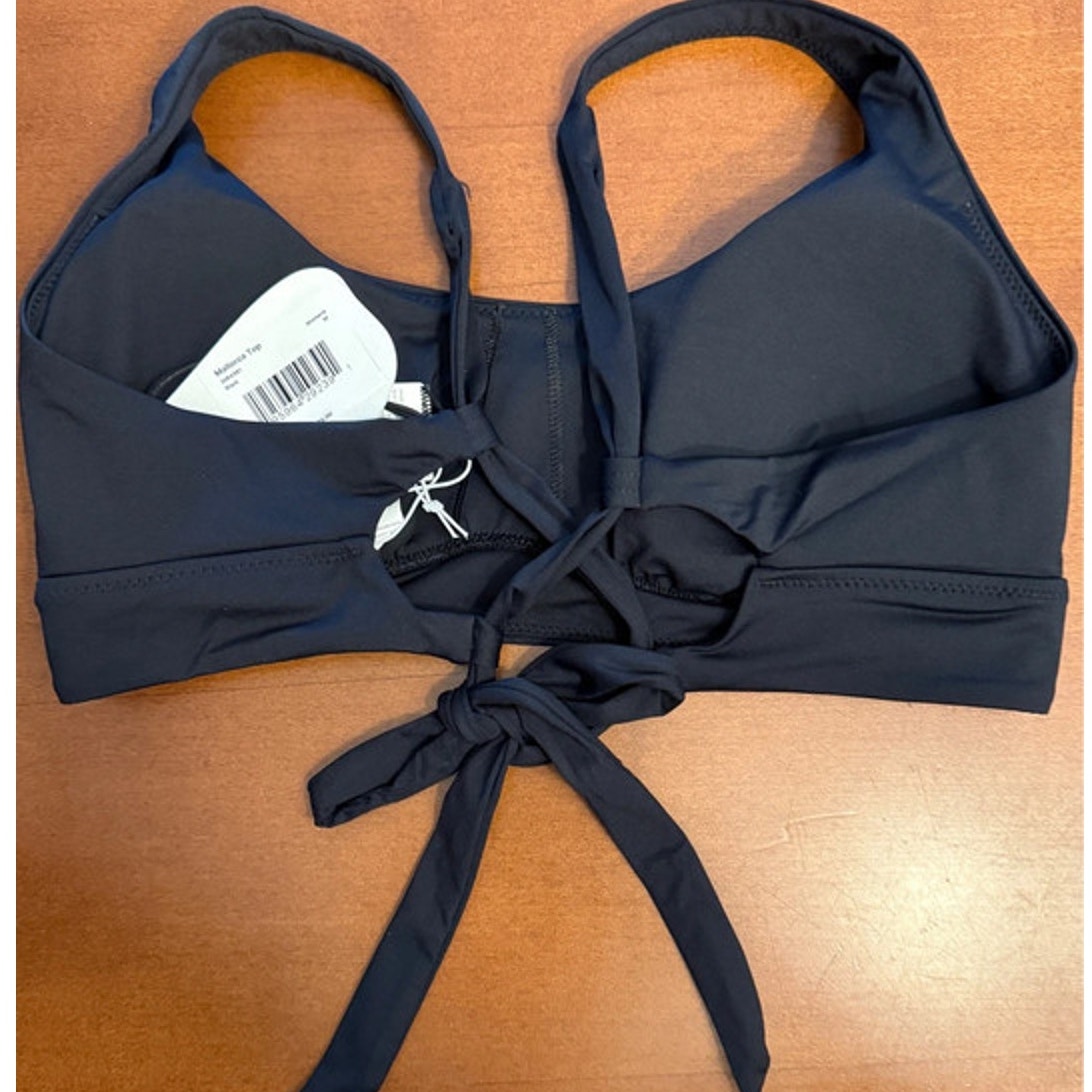 Women's prAna Mallorca Swim Bikini Top Black Size Small & 1 Sz Medium